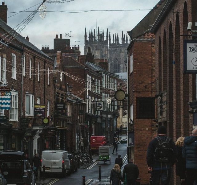 City on a cloudy day